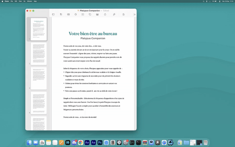 Aperçu de Platypus Companion