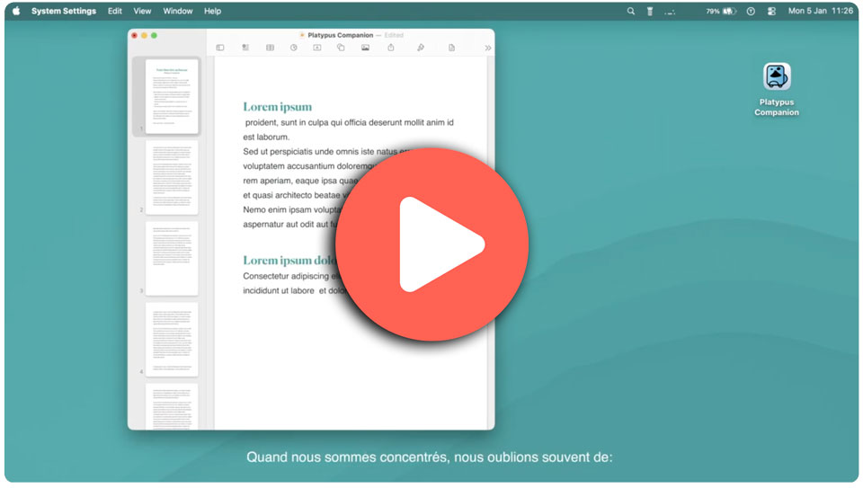 Voir la vidéo de présentation